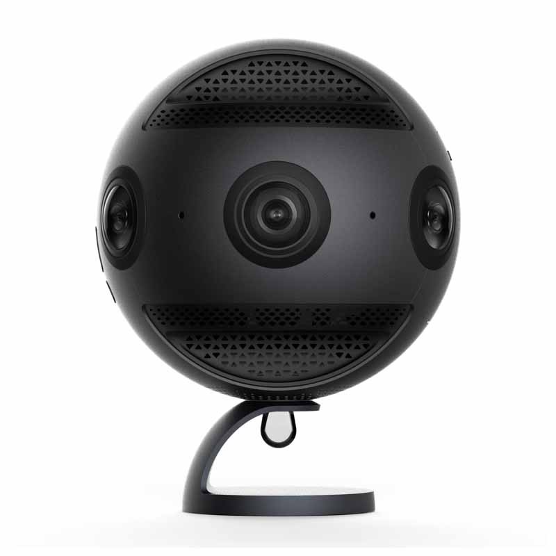 360° camera with 6 lenses